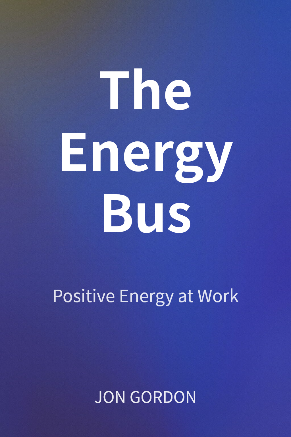 The Energy Bus cover