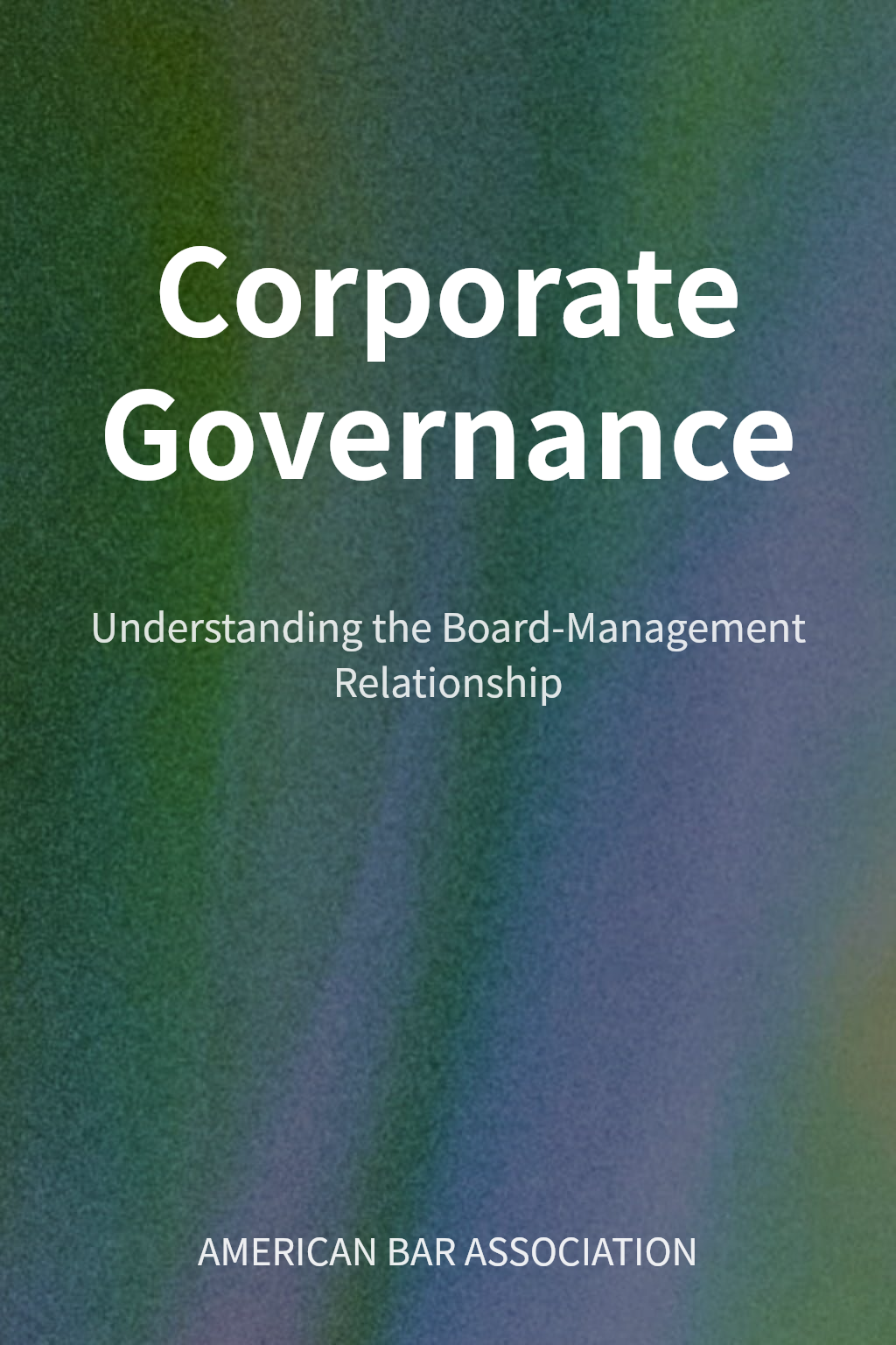 Corporate Governance cover