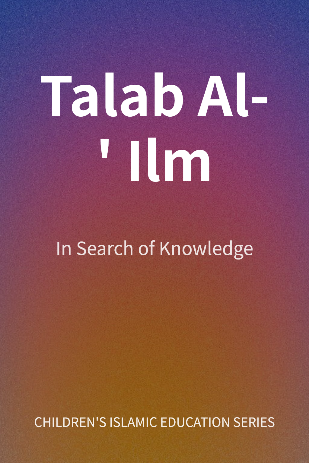 Talab Al-'Ilm cover