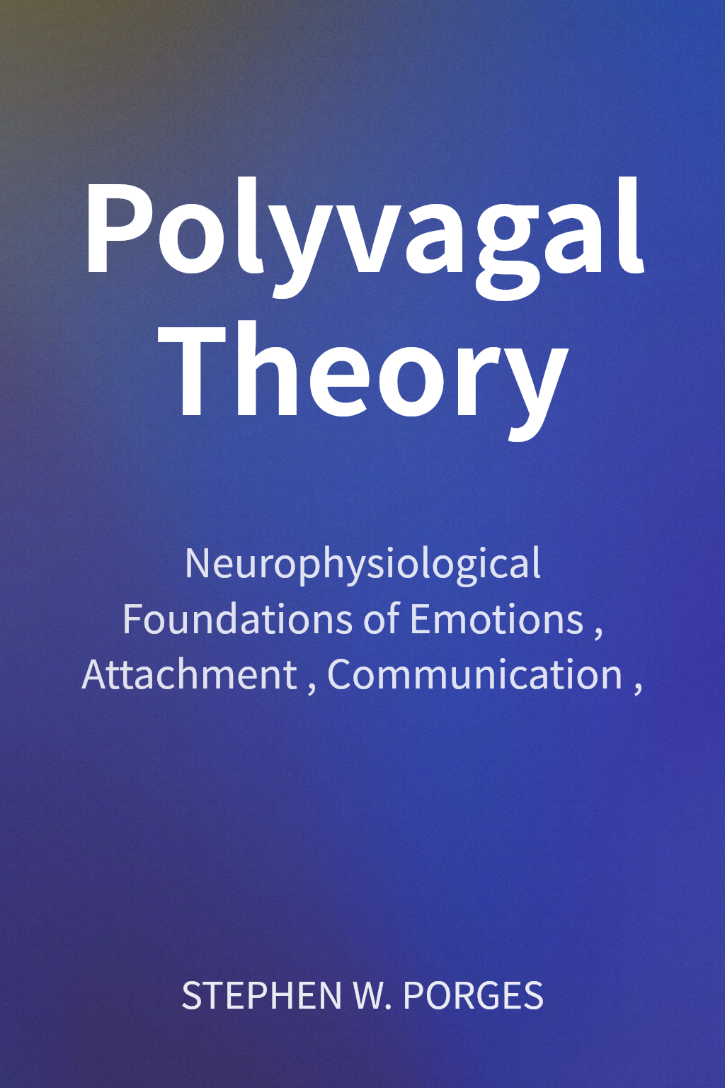 Polyvagal Theory cover