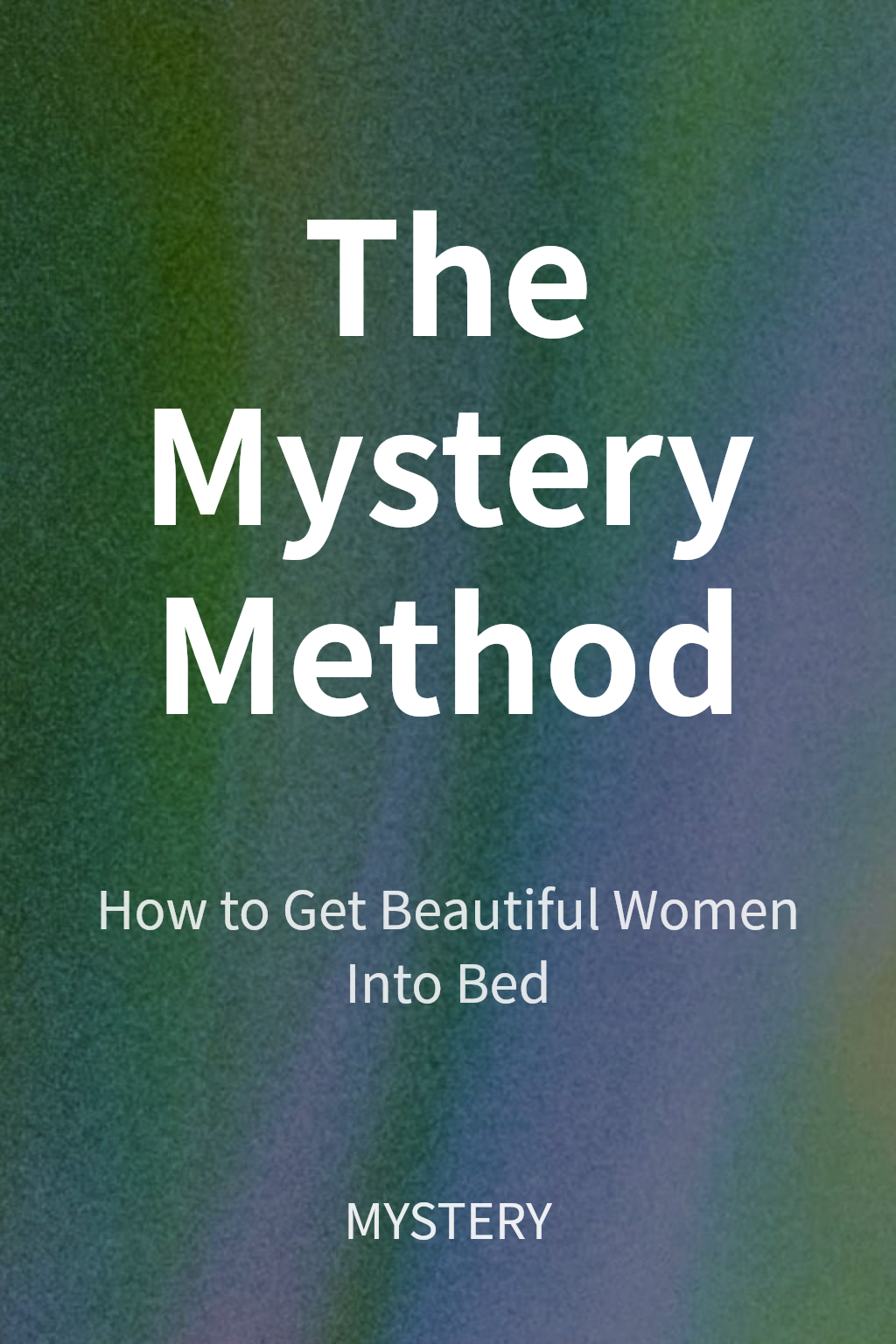 The Mystery Method cover