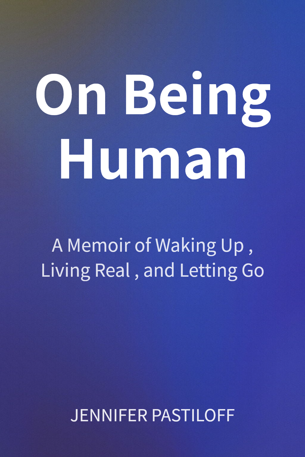 On Being Human cover