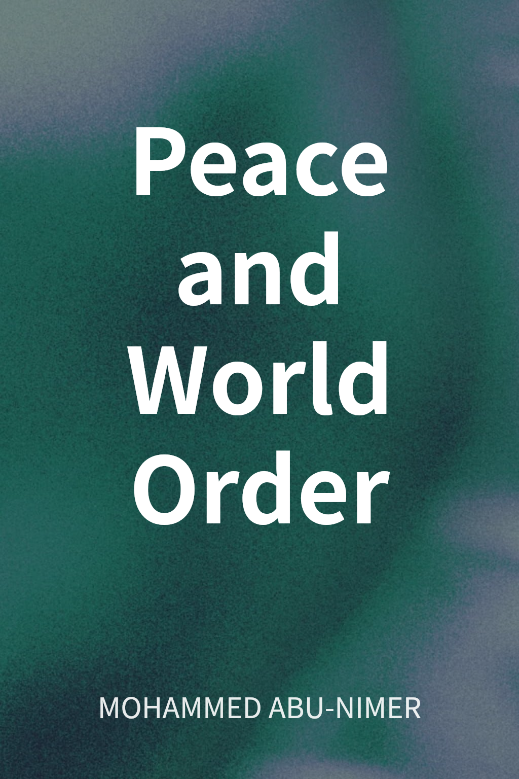 Peace and World Order cover