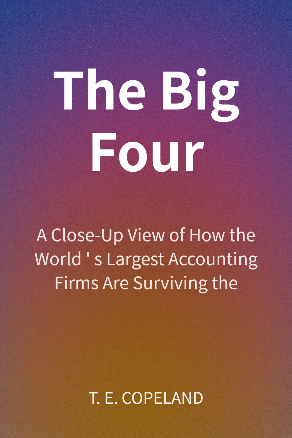 The Big Four cover