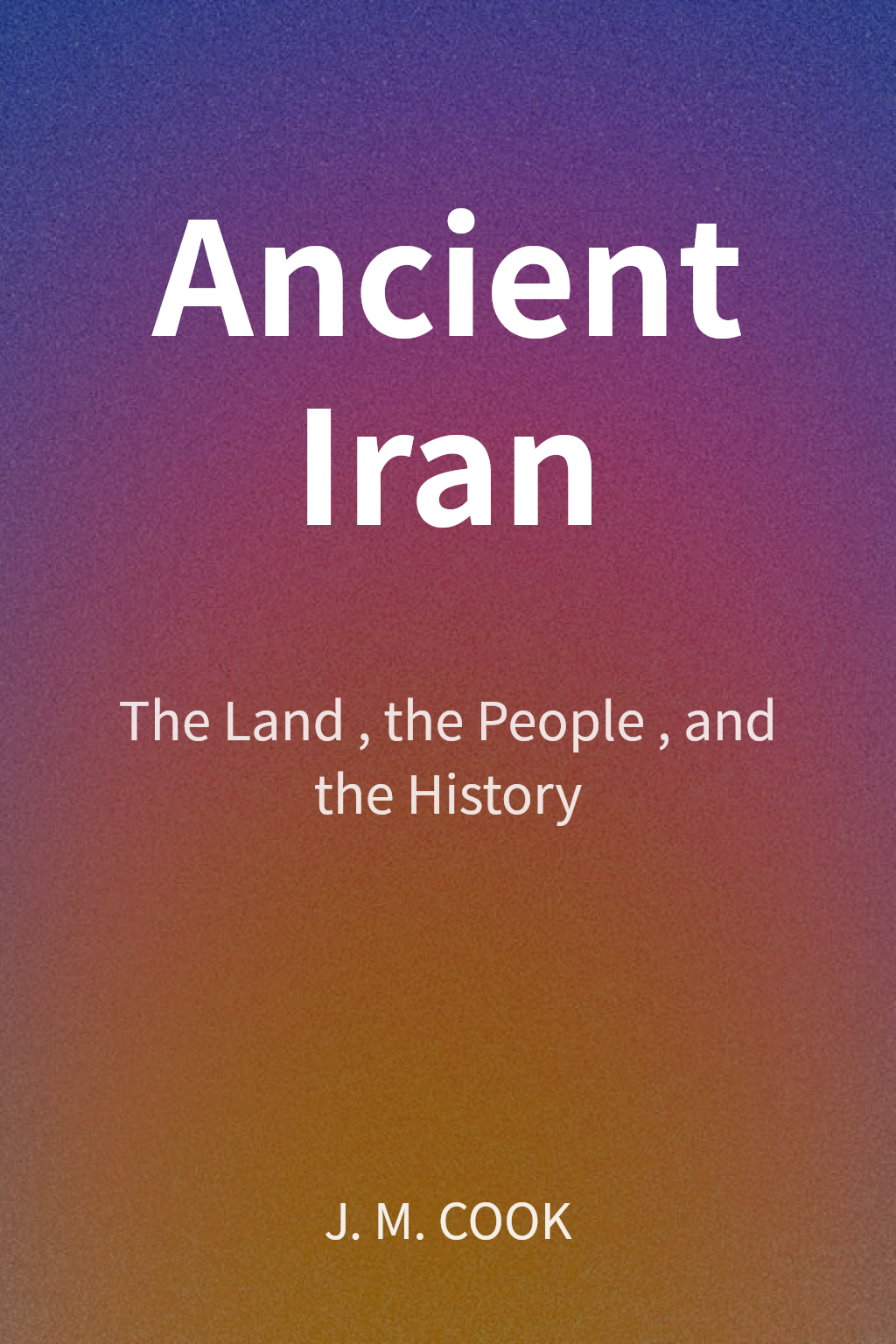 Ancient Iran cover