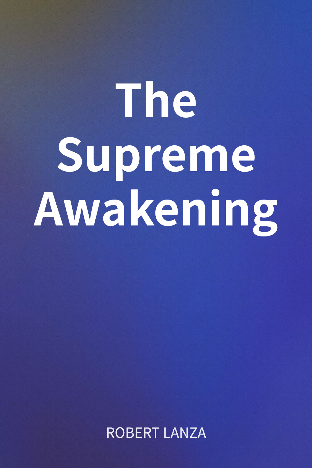 The Supreme Awakening cover