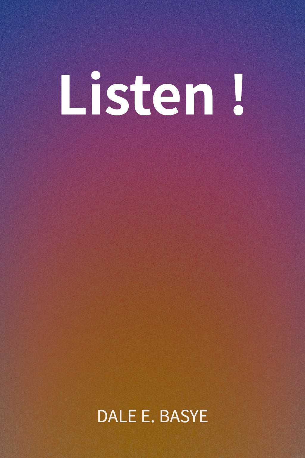 Listen! cover