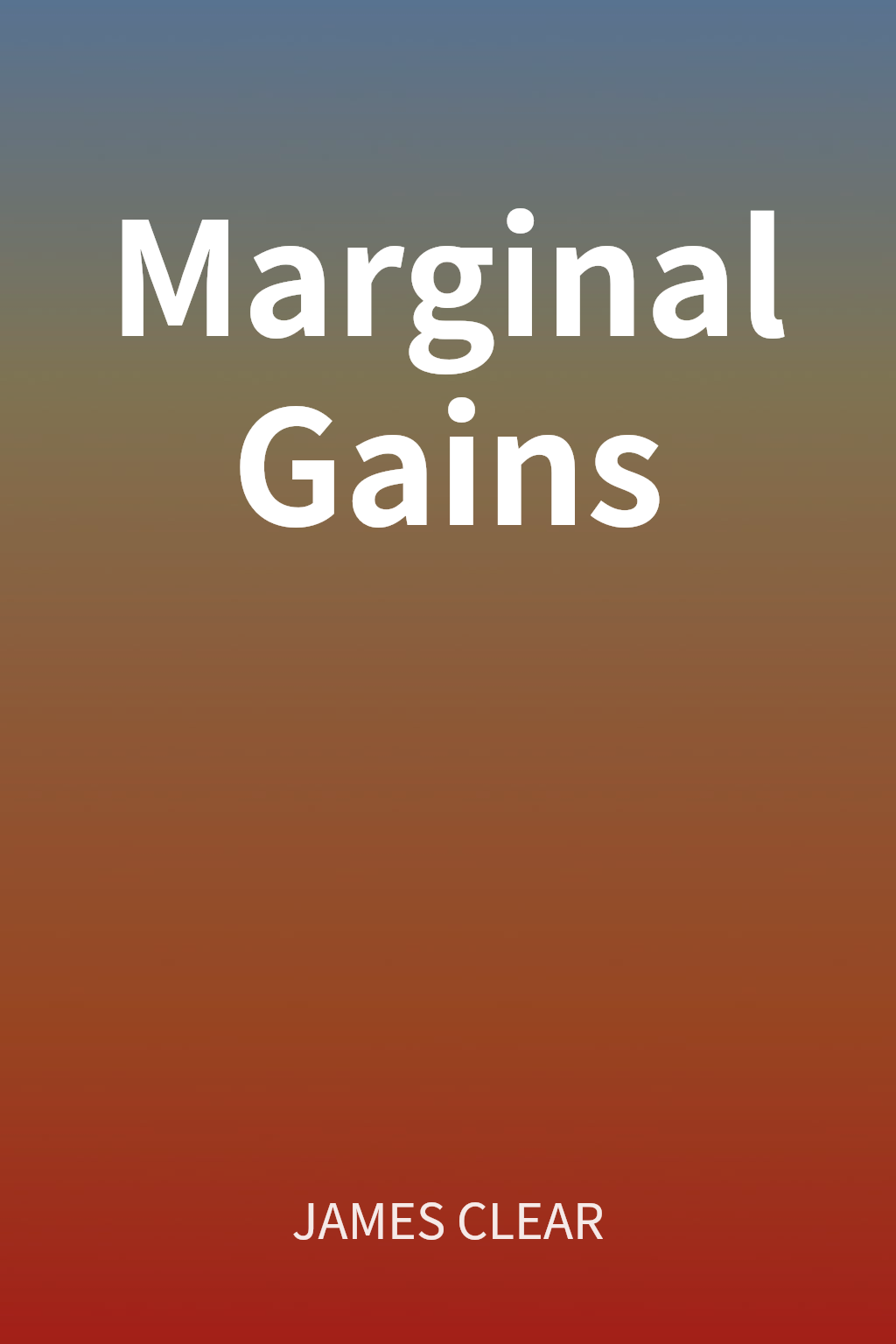 Marginal Gains cover