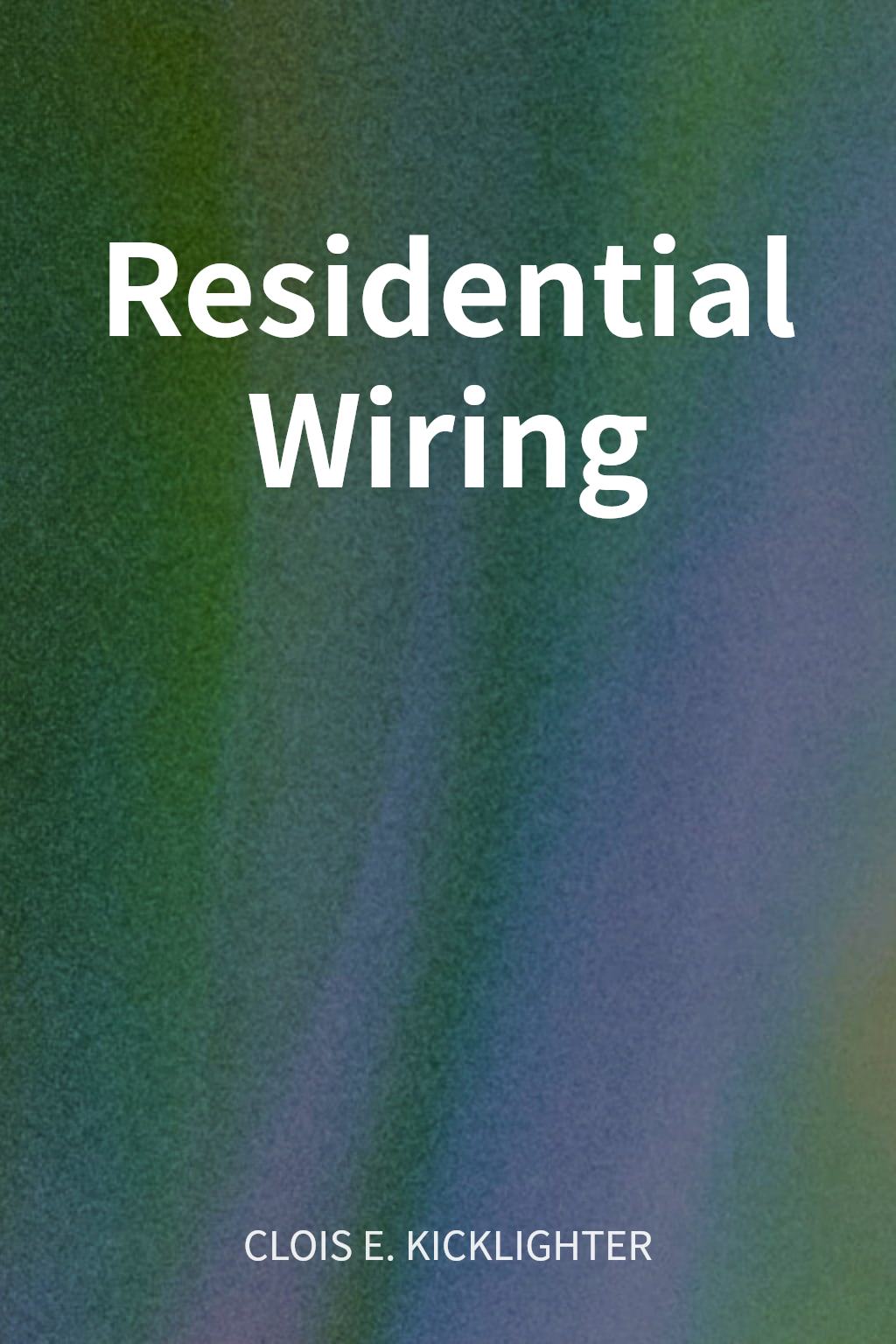 Residential Wiring cover