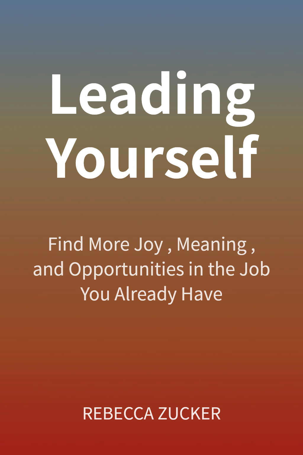 Leading Yourself cover