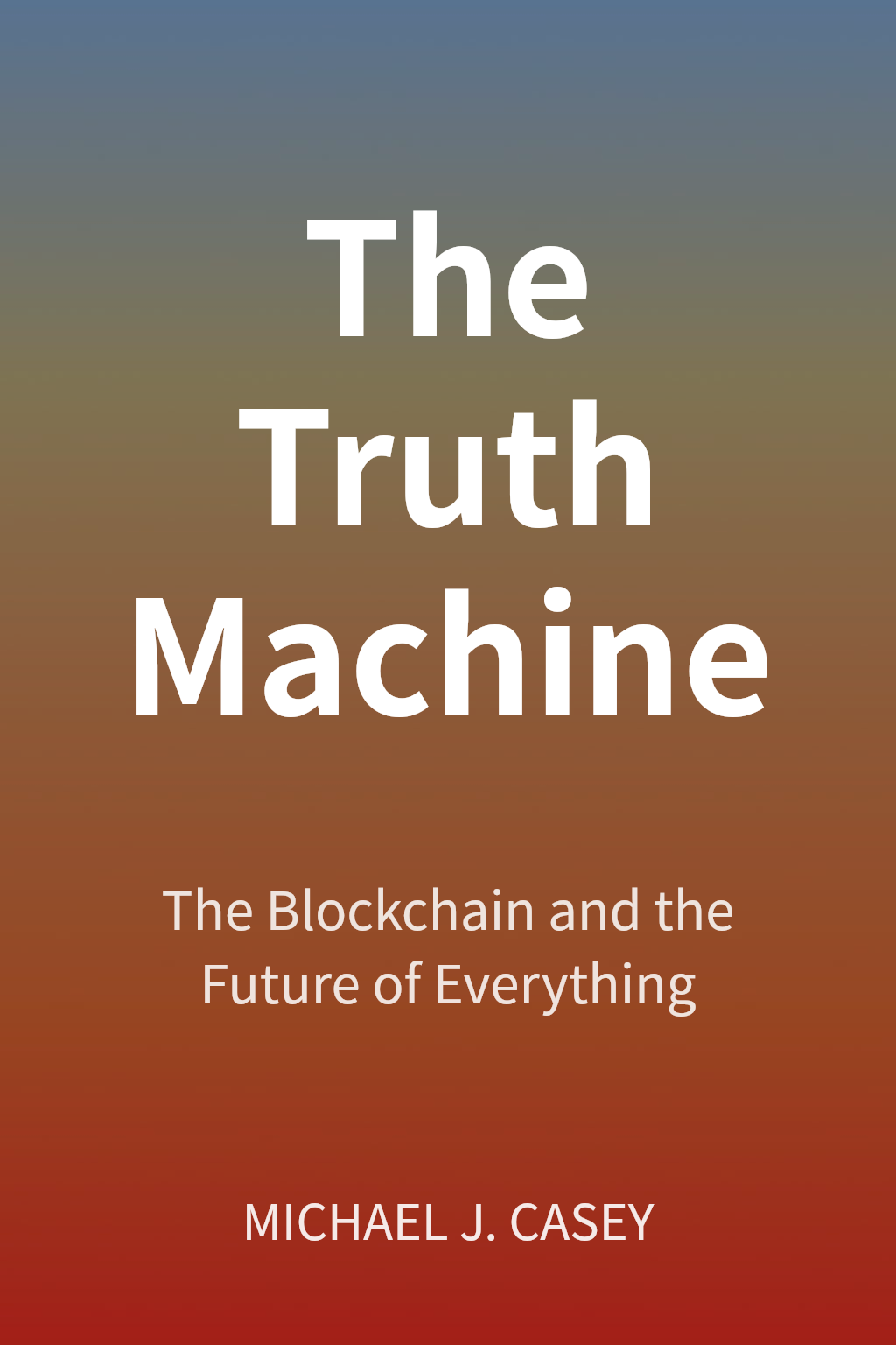 The Truth Machine cover