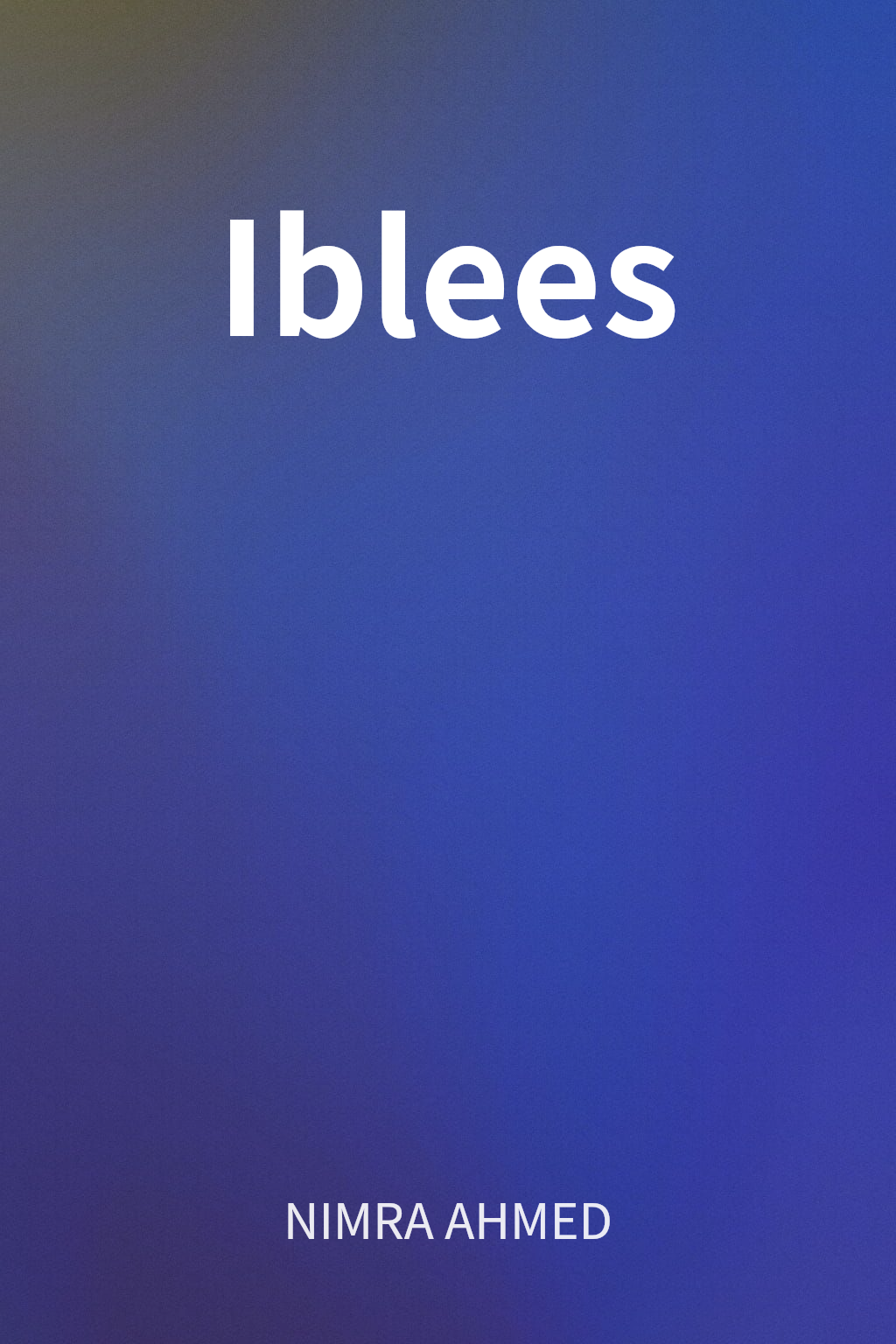 Iblees cover