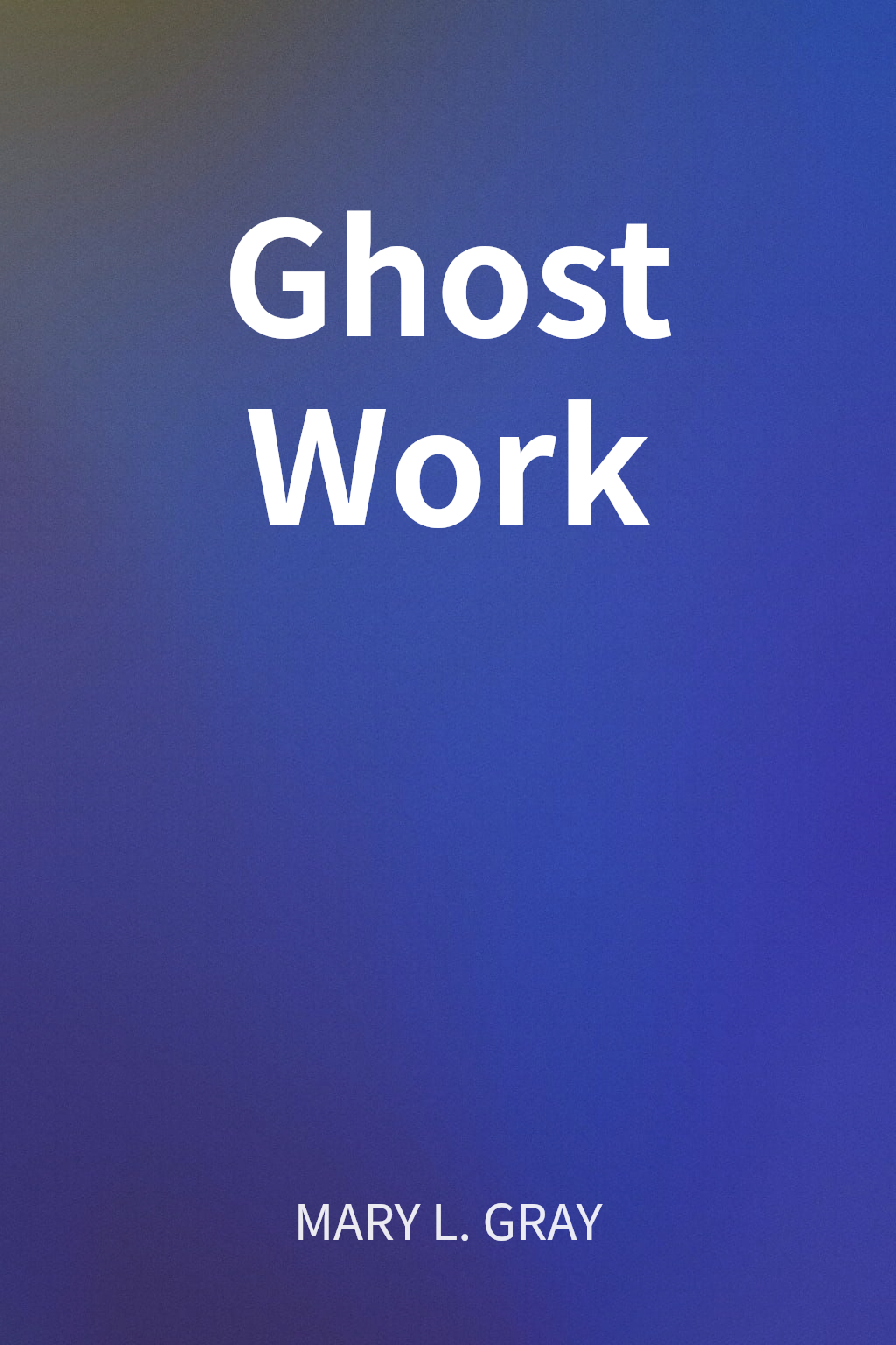 Ghost Work cover