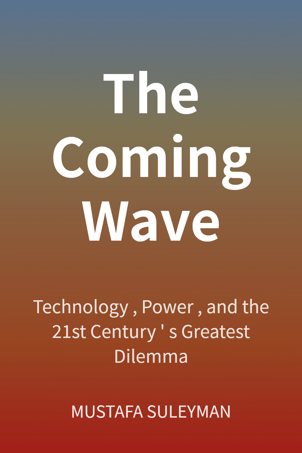 The Coming Wave cover