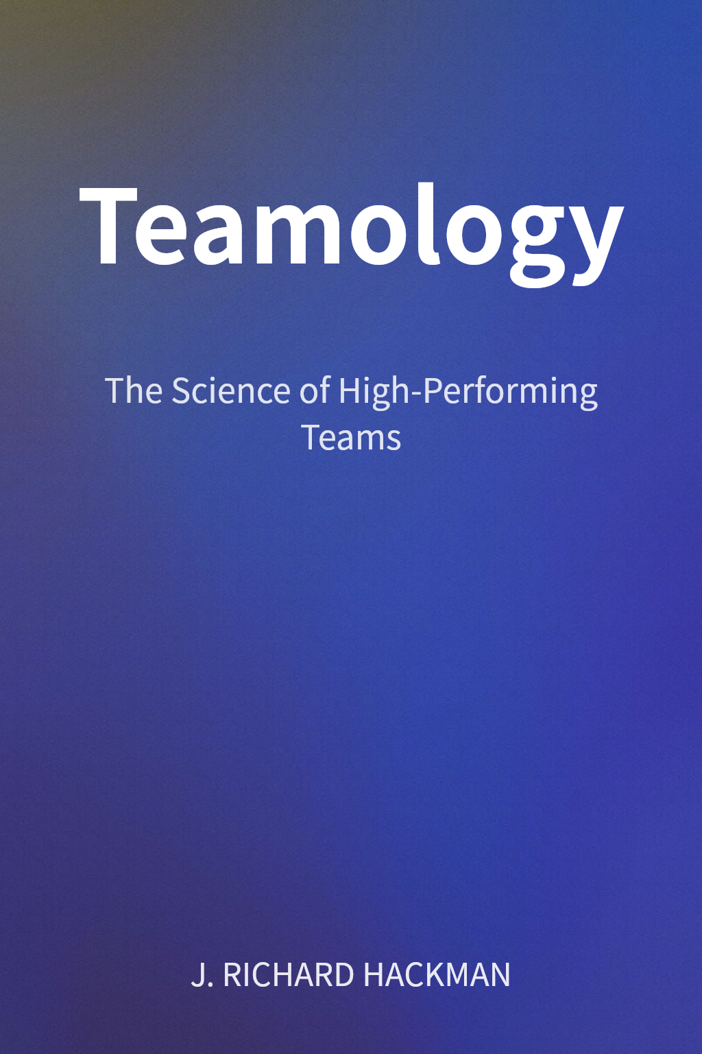 Teamology cover