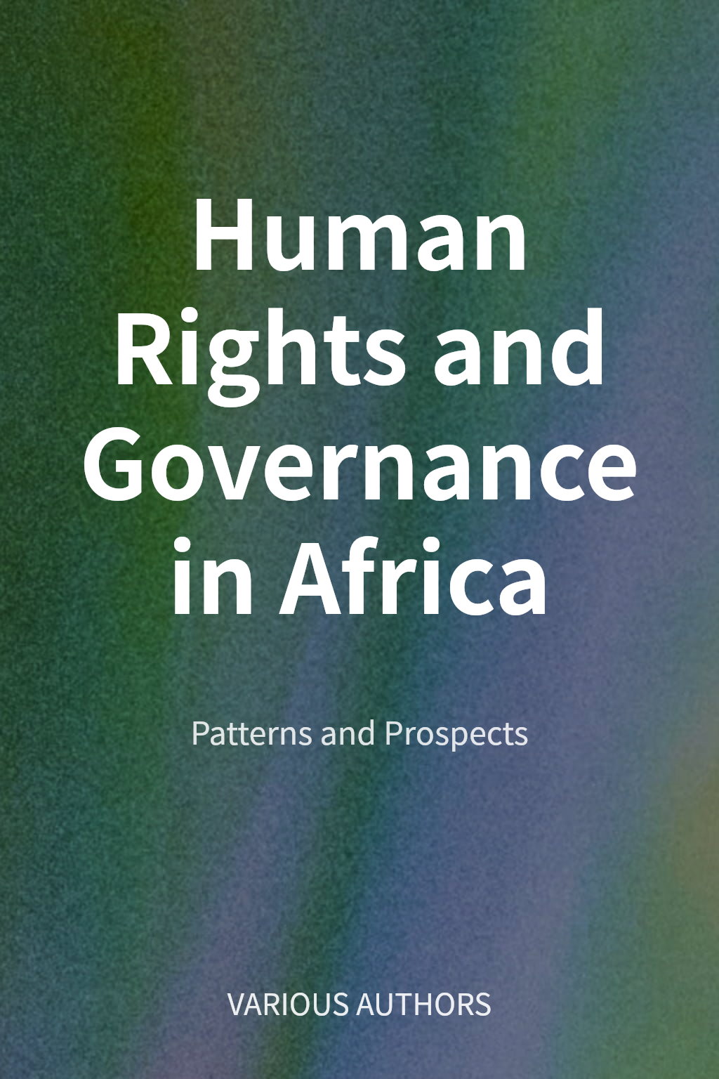 Human Rights and Governance in Africa cover