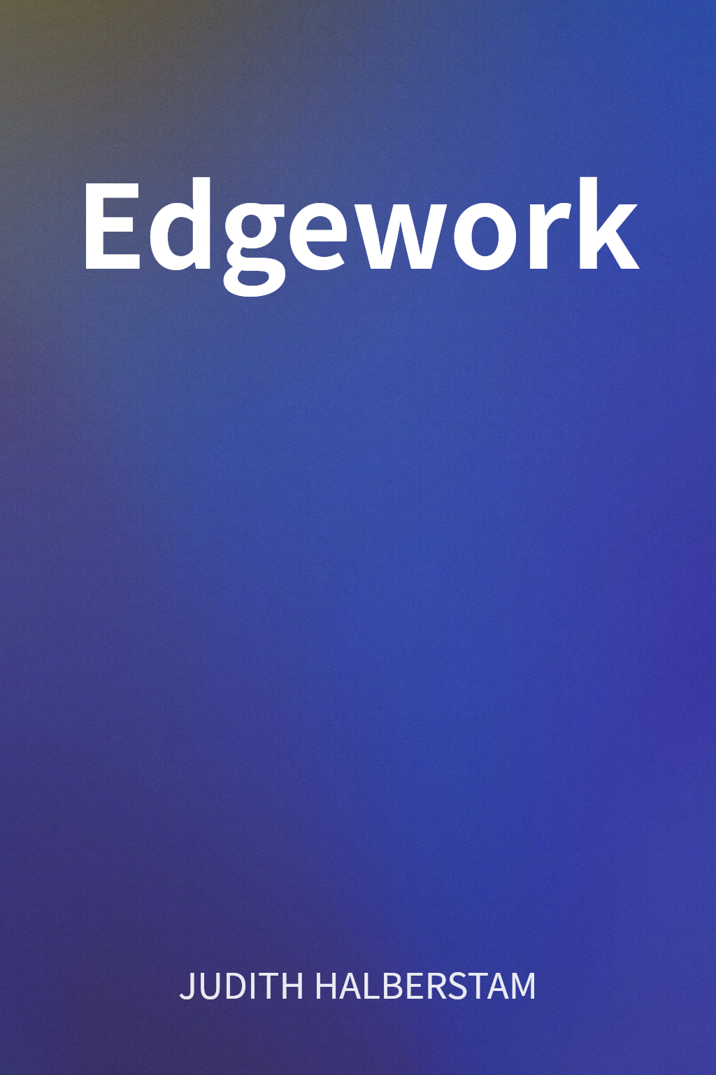 Edgework cover