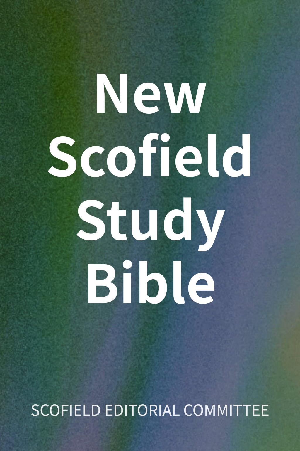 New Scofield Study Bible cover