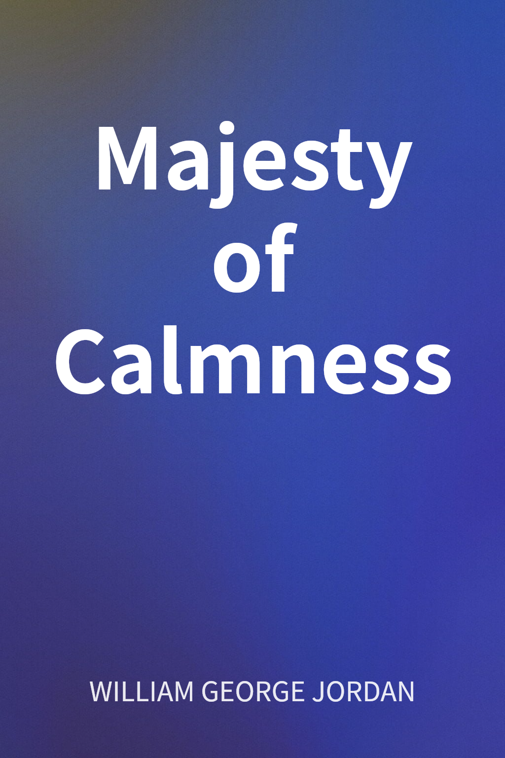 Majesty of Calmness cover