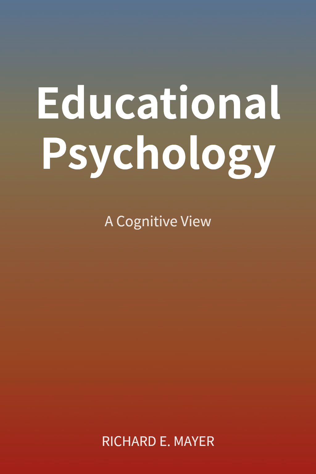 Educational Psychology cover