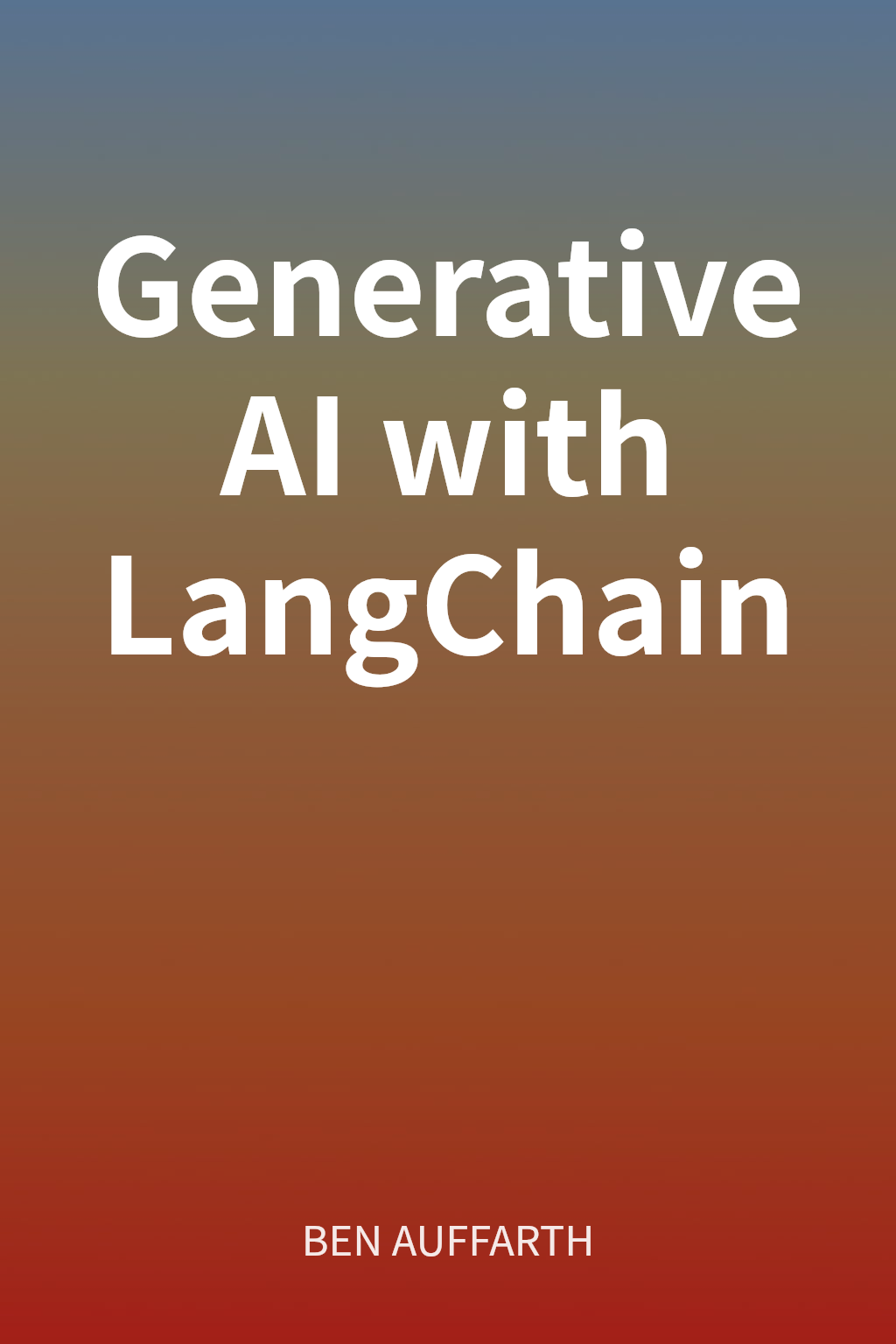 Generative AI with LangChain cover