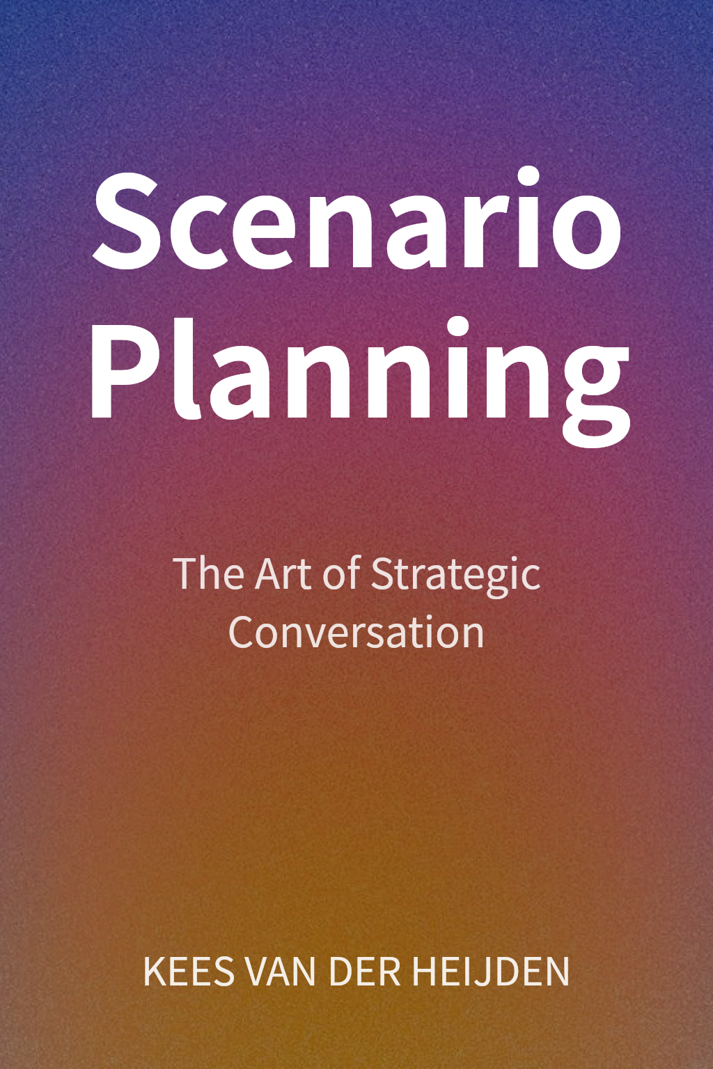 Scenario Planning cover