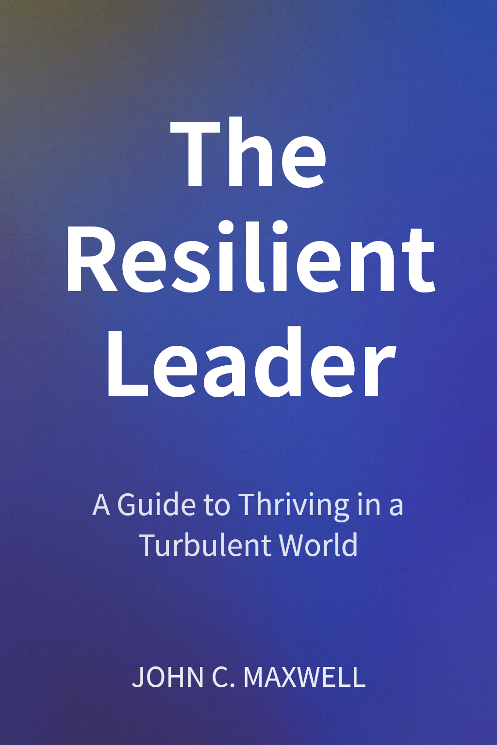 The Resilient Leader cover