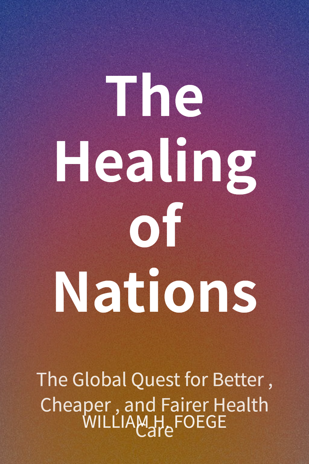 The Healing of Nations cover