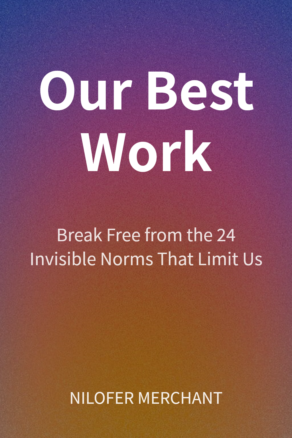 Our Best Work cover