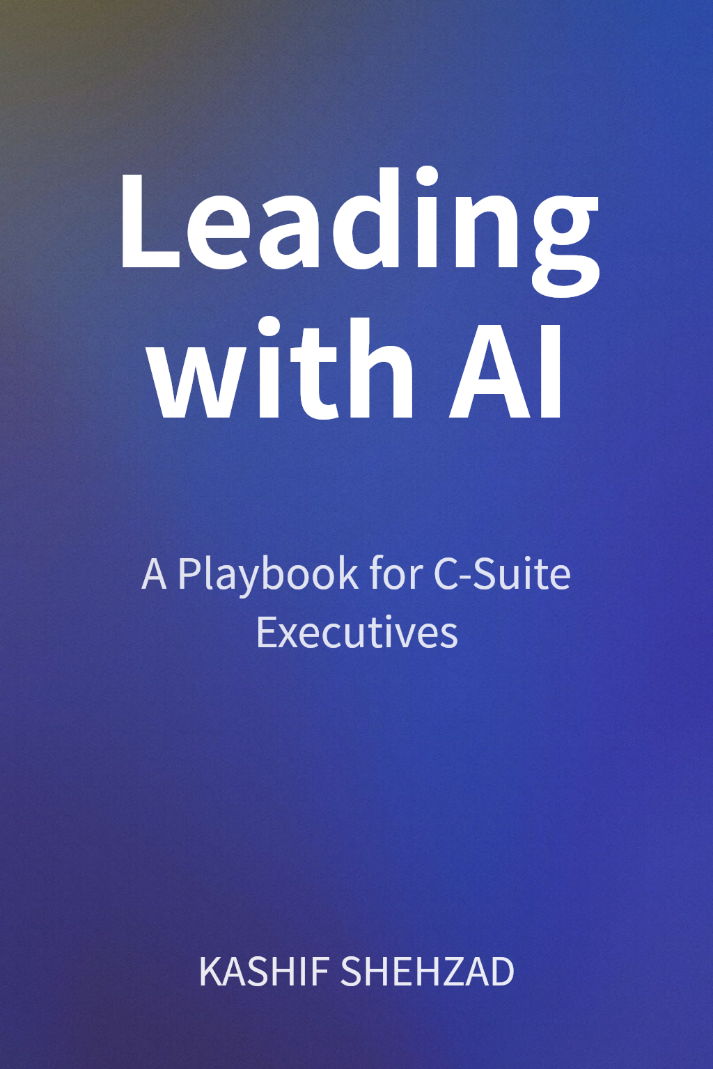 Leading with AI cover
