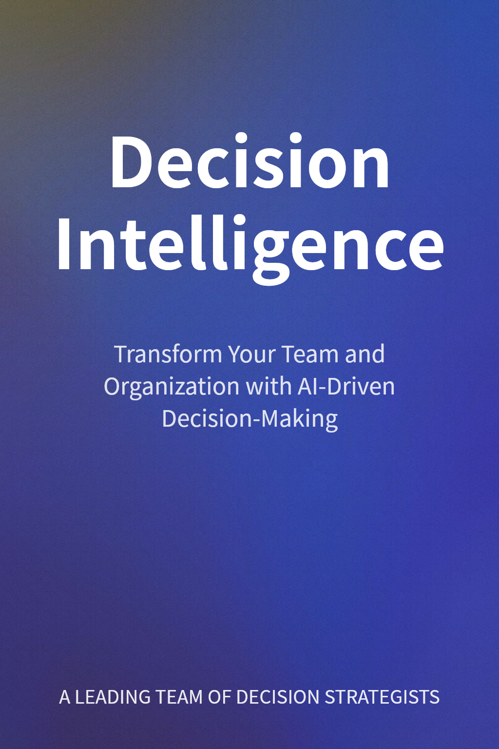 Decision Intelligence cover
