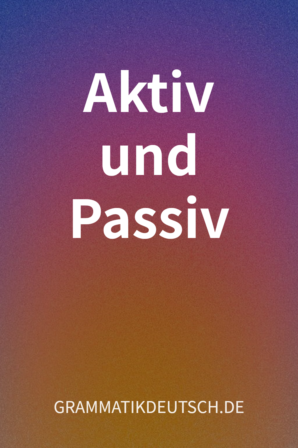 Aktiv und Passiv cover