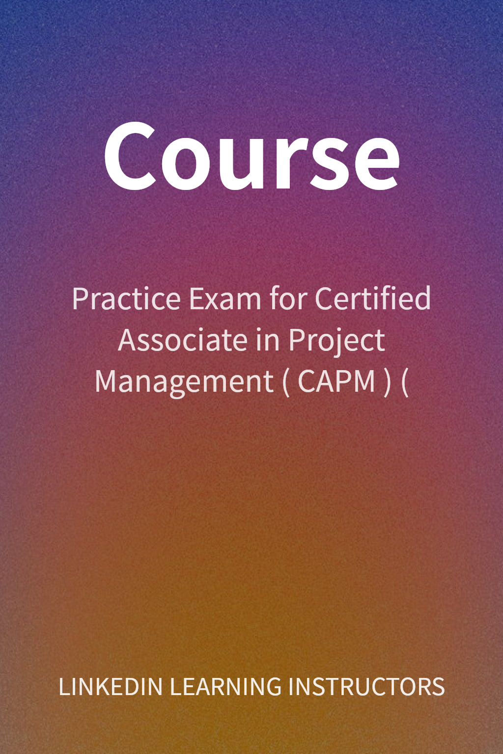 Course cover