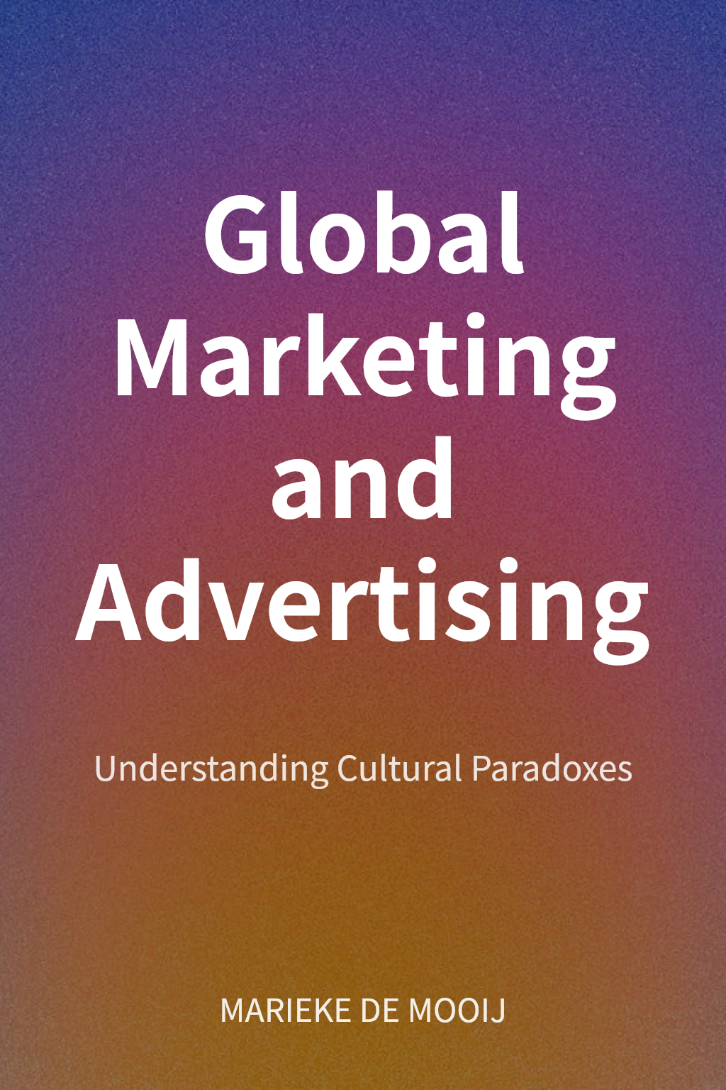 Global Marketing and Advertising cover
