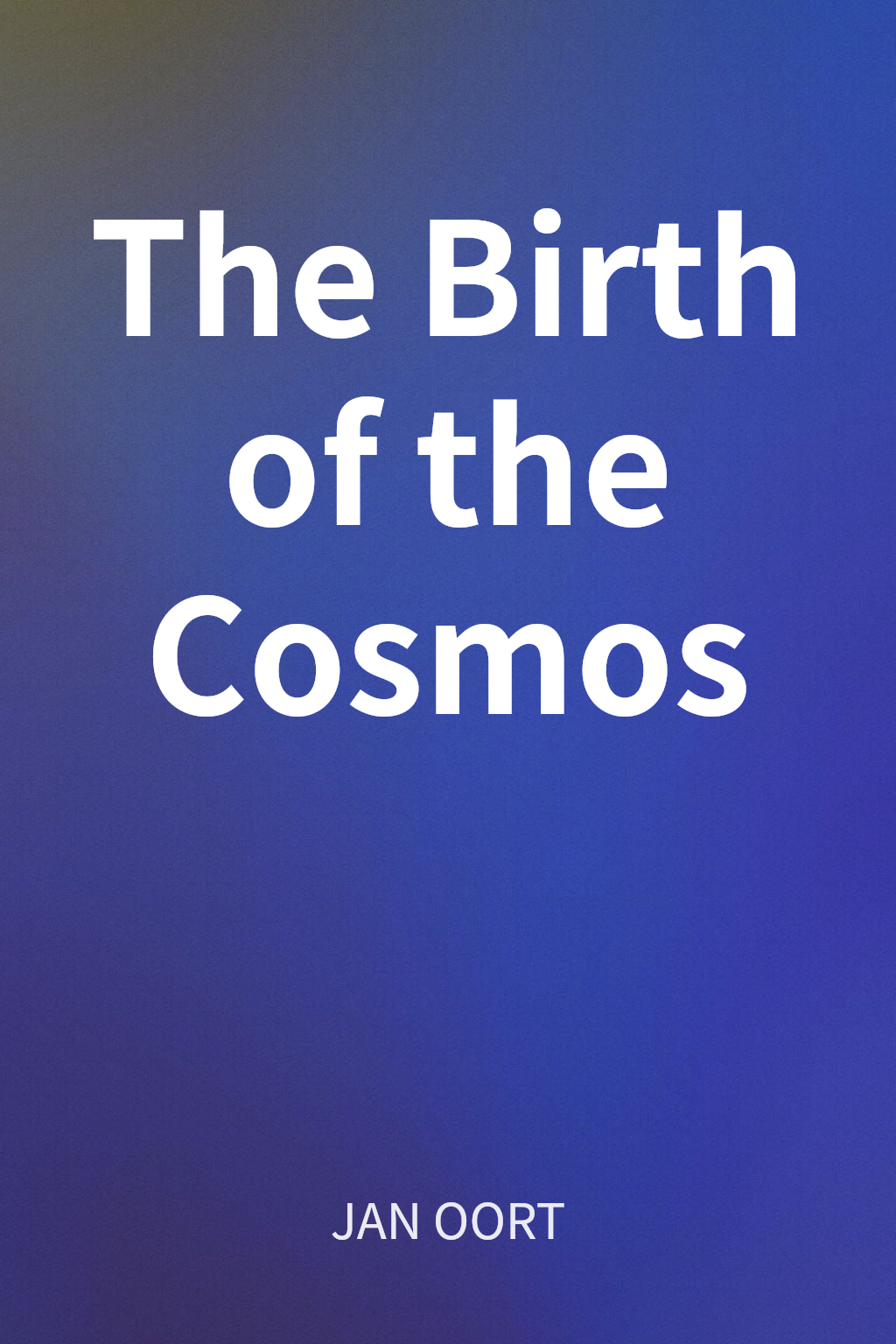 The Birth of the Cosmos cover