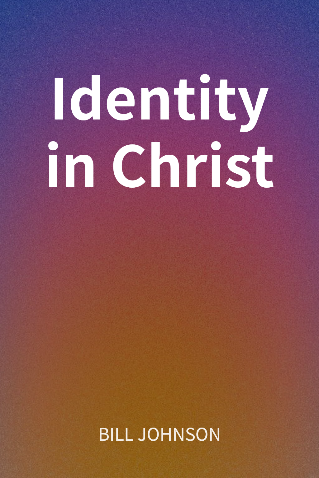 Identity in Christ cover