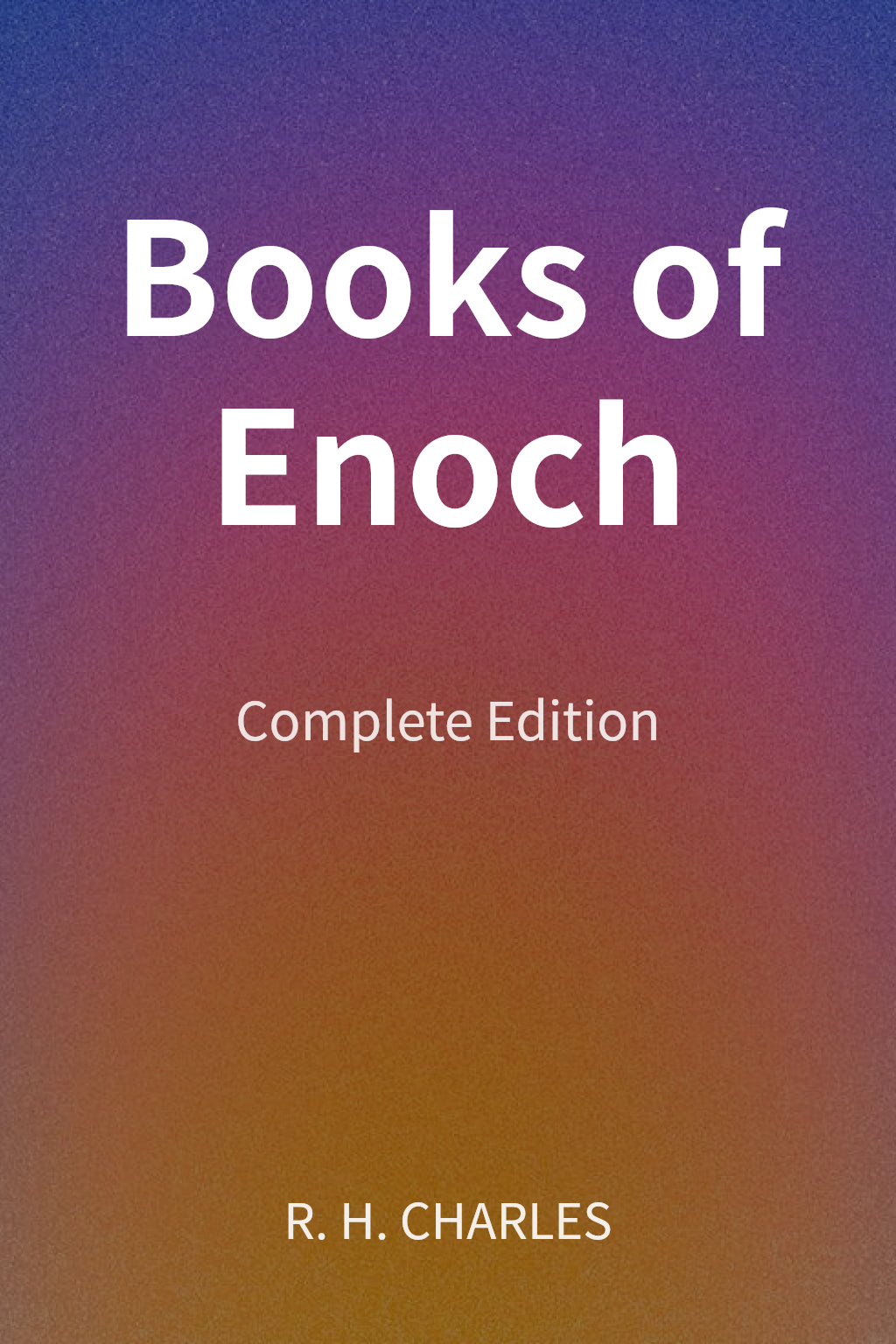 Books of Enoch cover