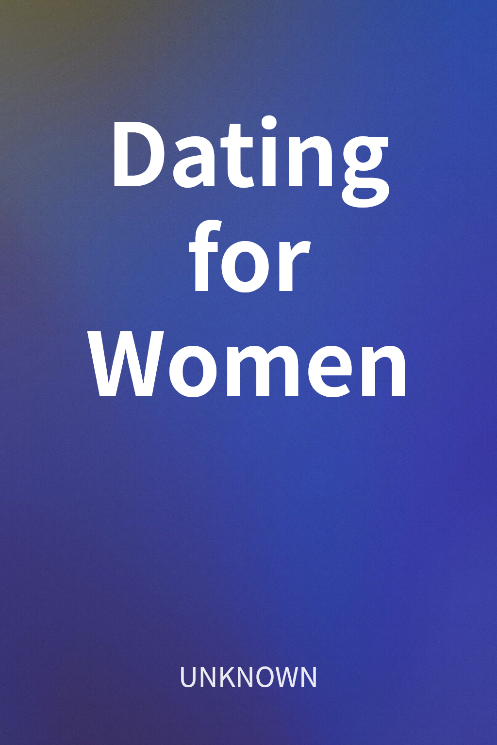 Dating for Women cover