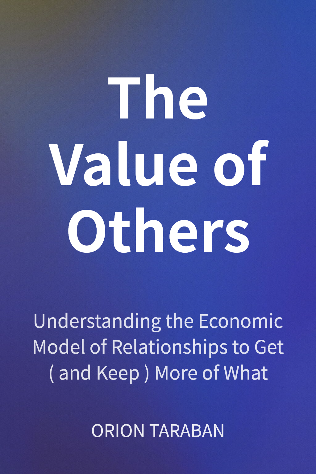 The Value of Others cover