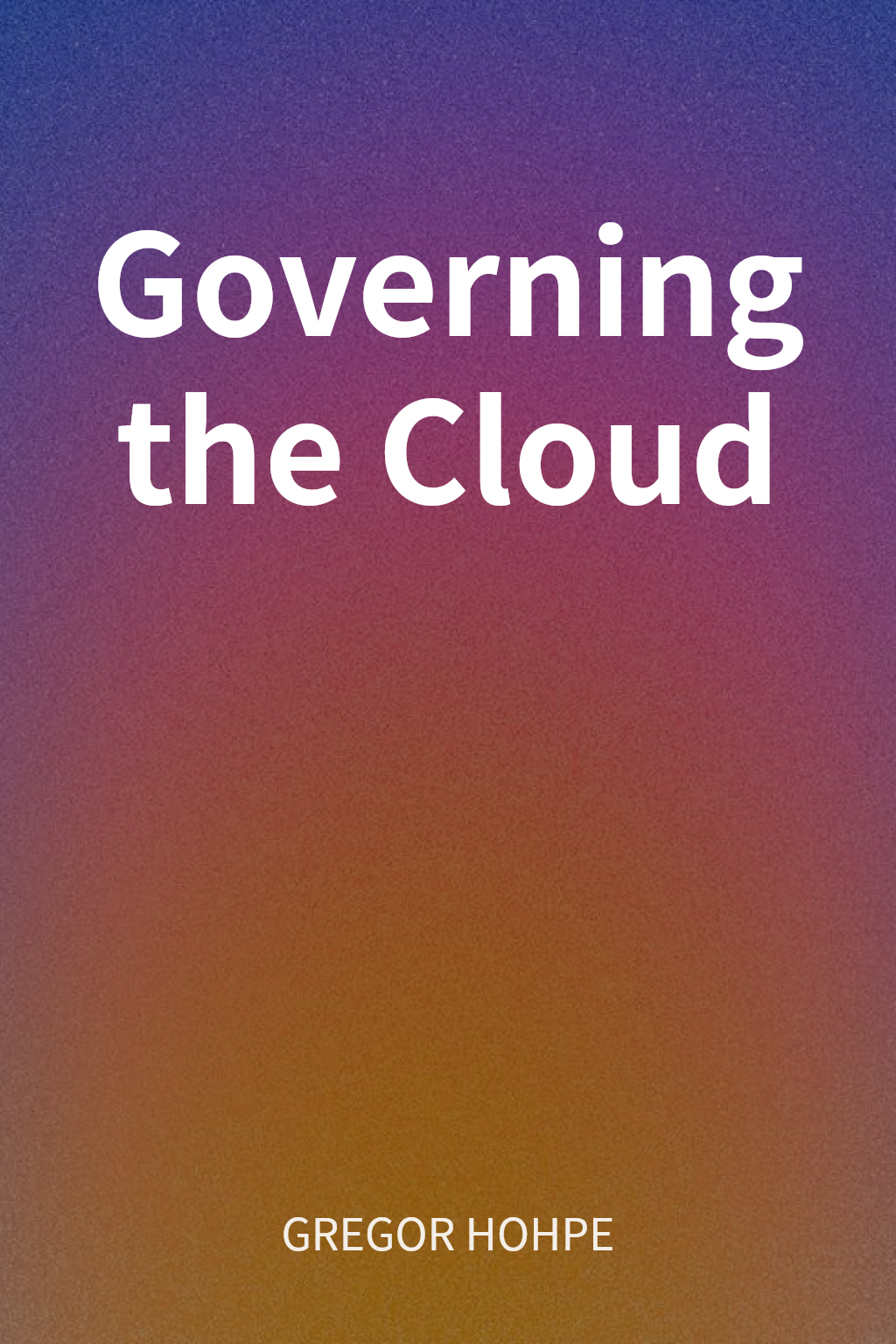 Governing the Cloud cover