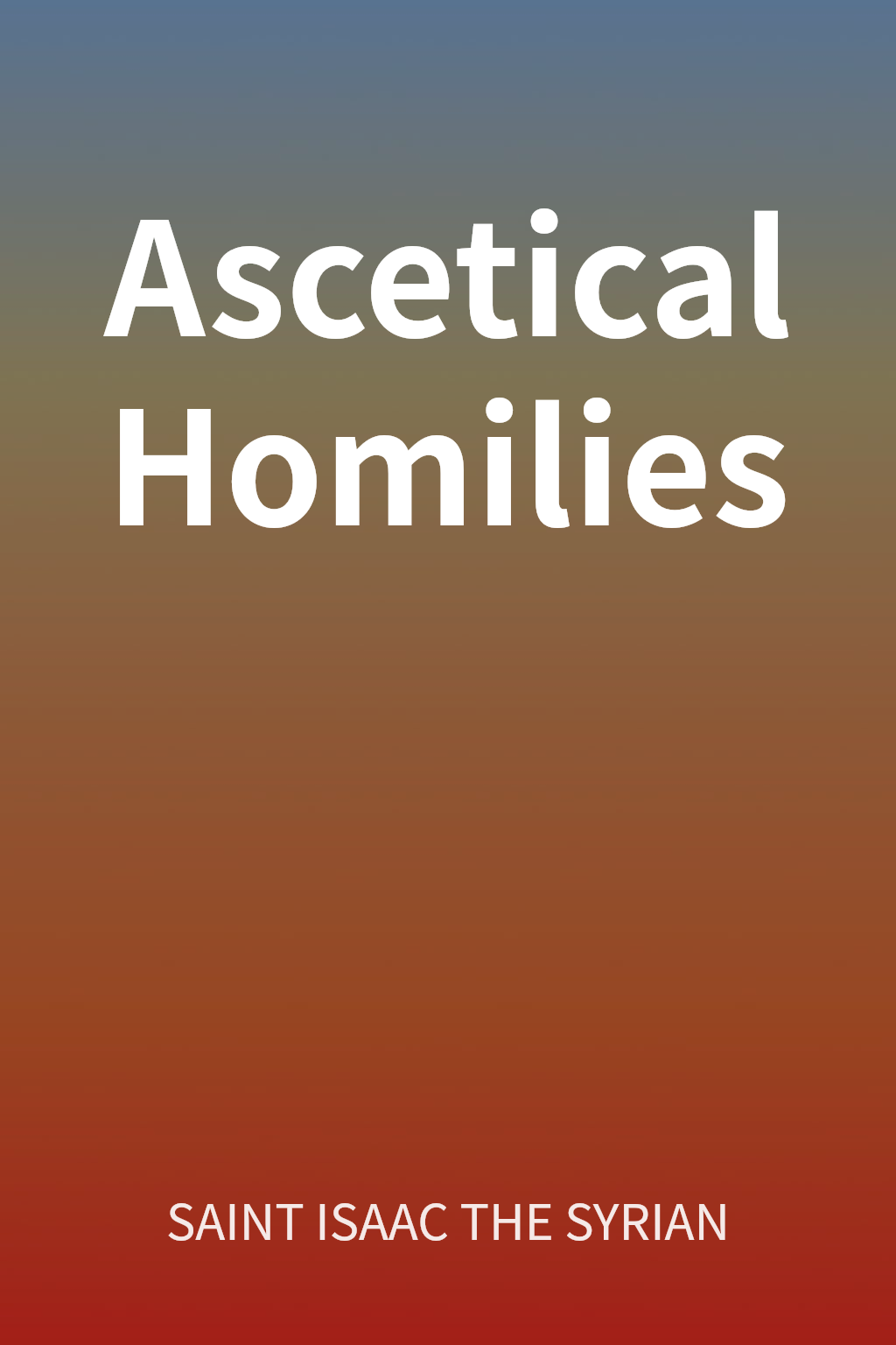Ascetical Homilies cover