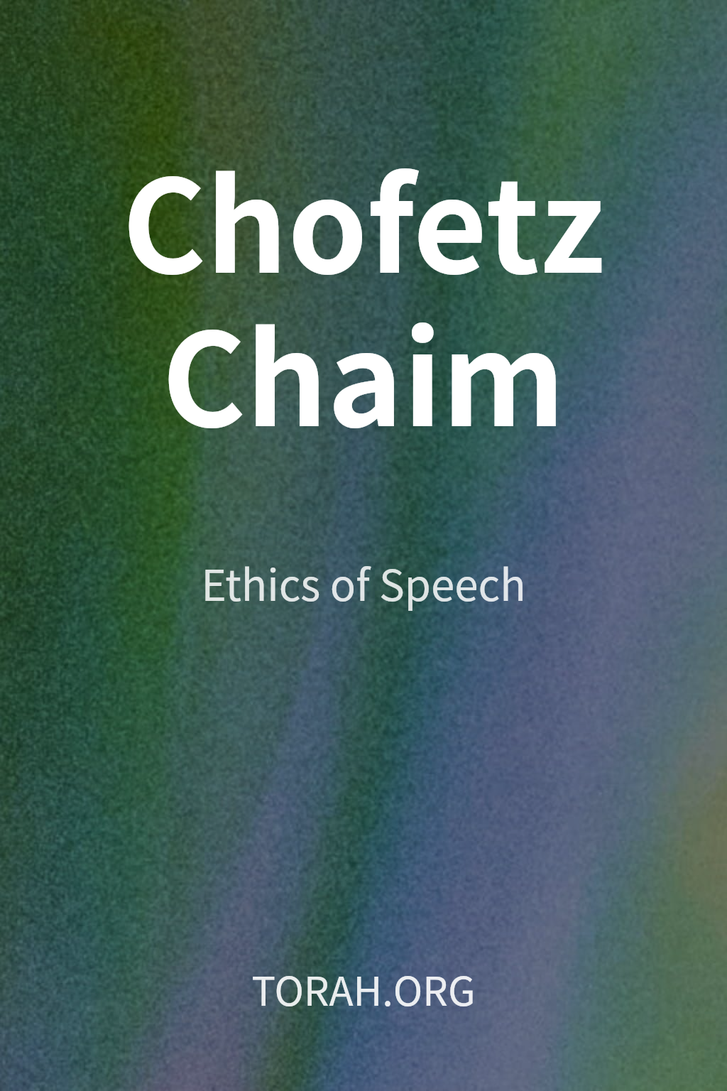 Chofetz Chaim cover