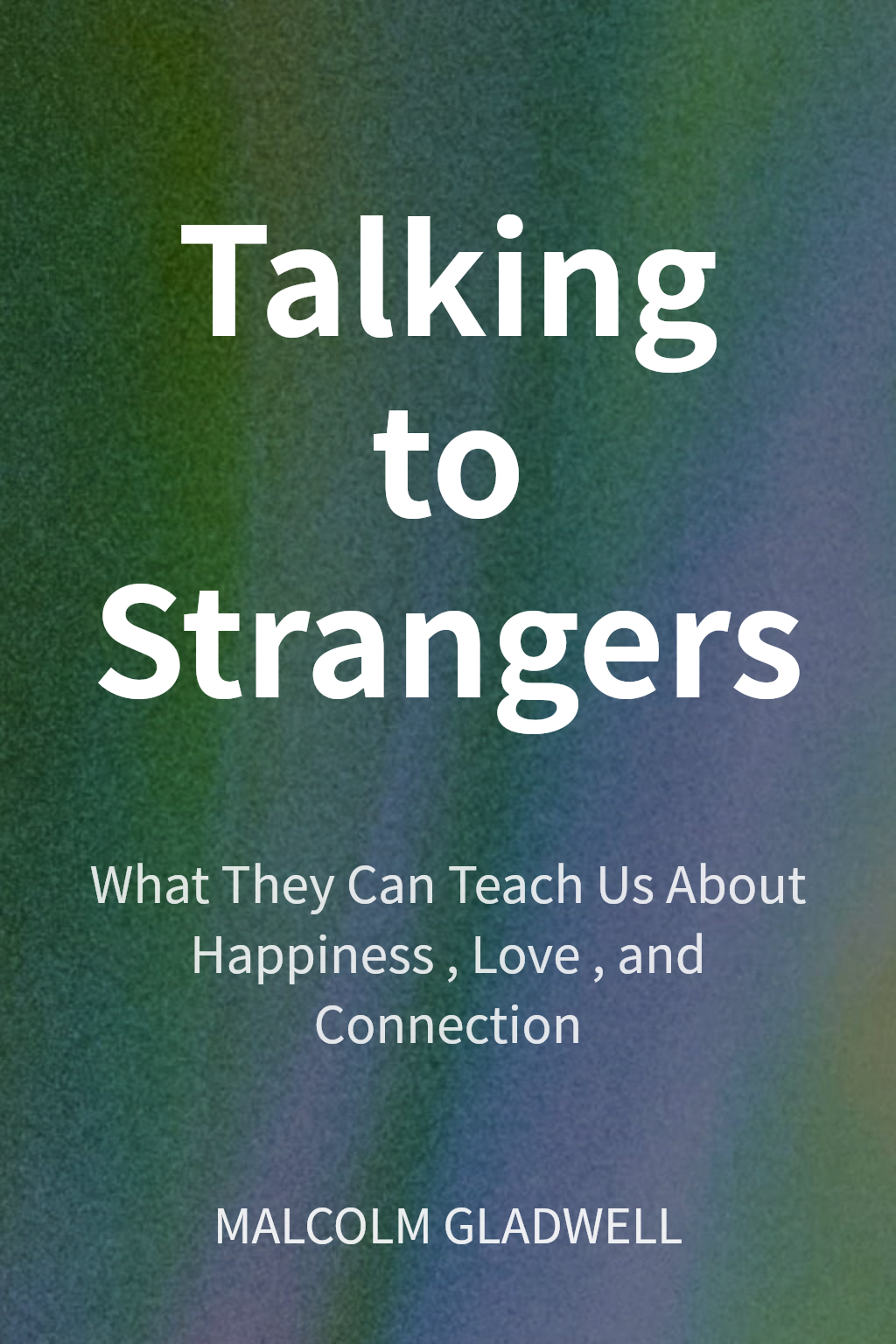 Talking to Strangers cover