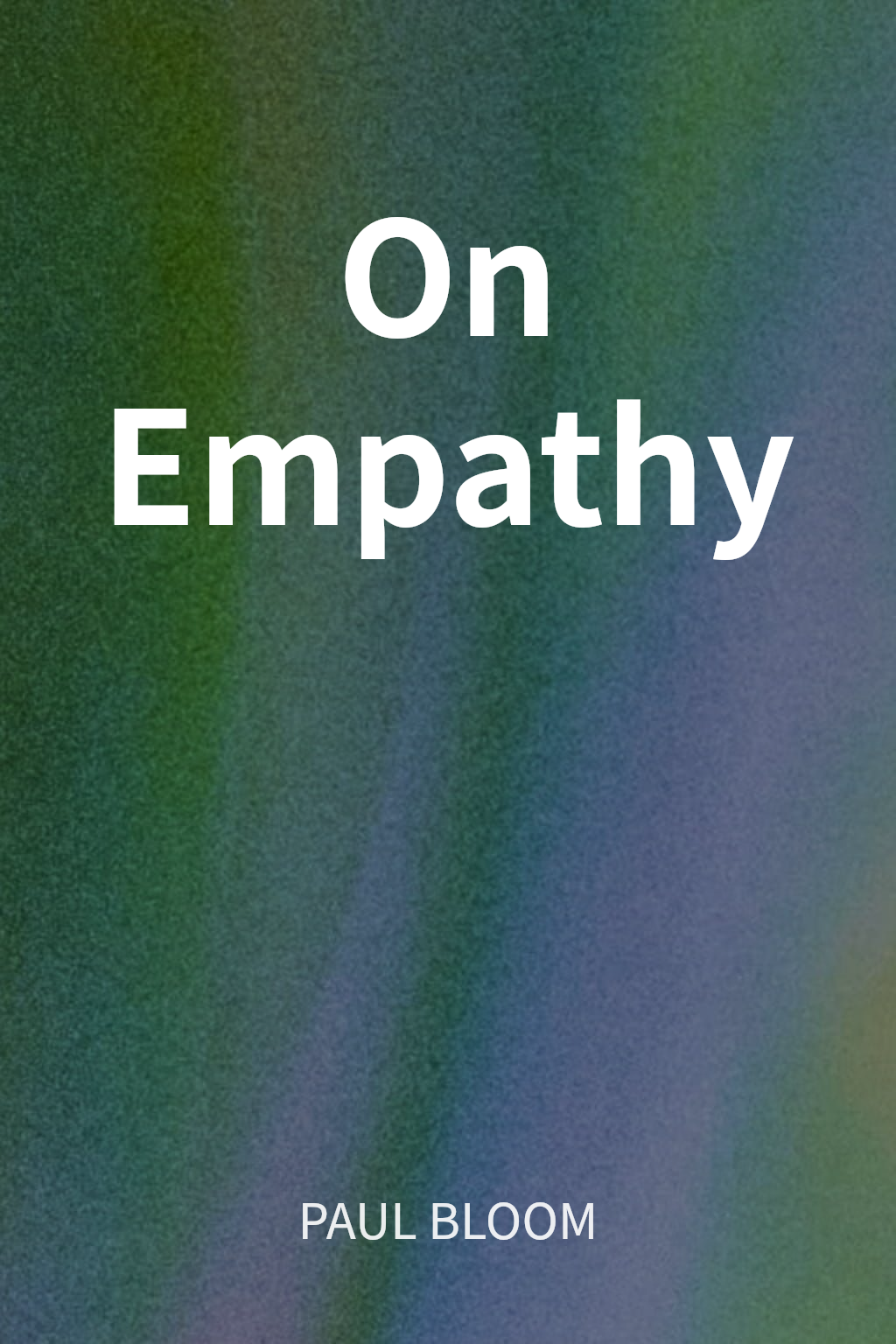 On Empathy cover