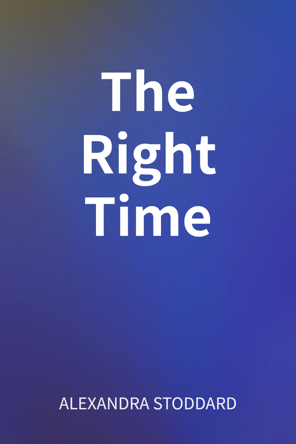 The Right Time cover