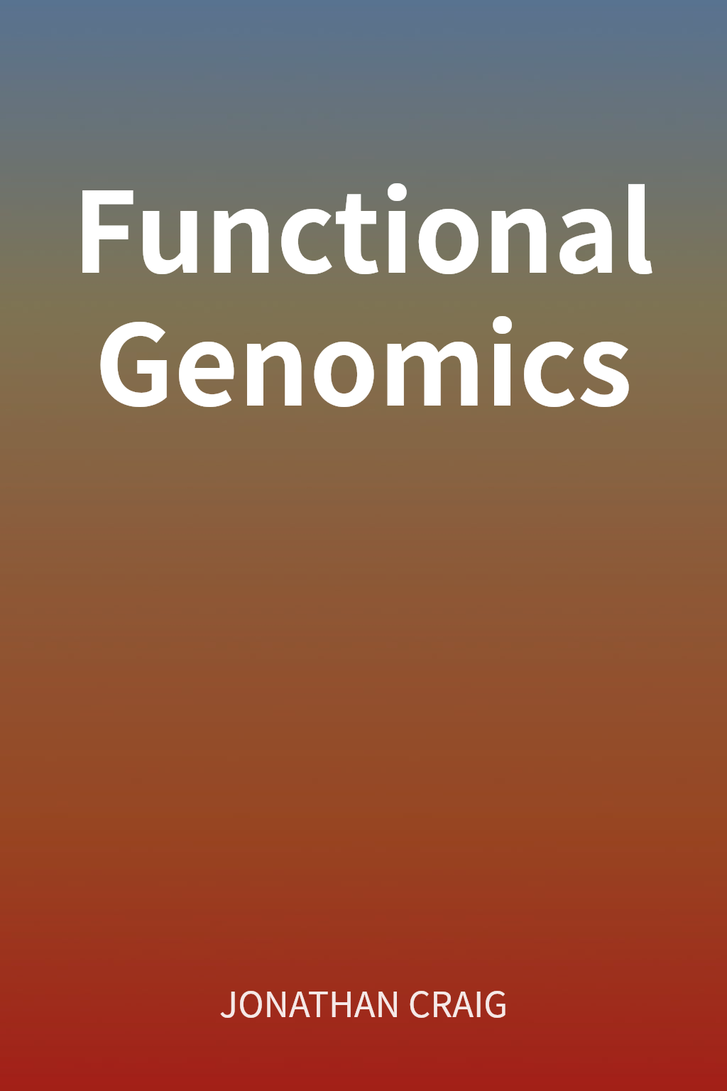 Functional Genomics cover