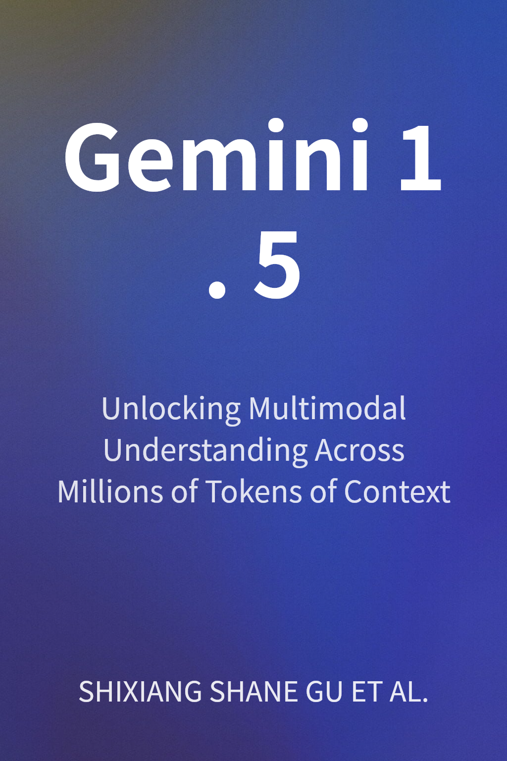 Gemini 1.5 cover