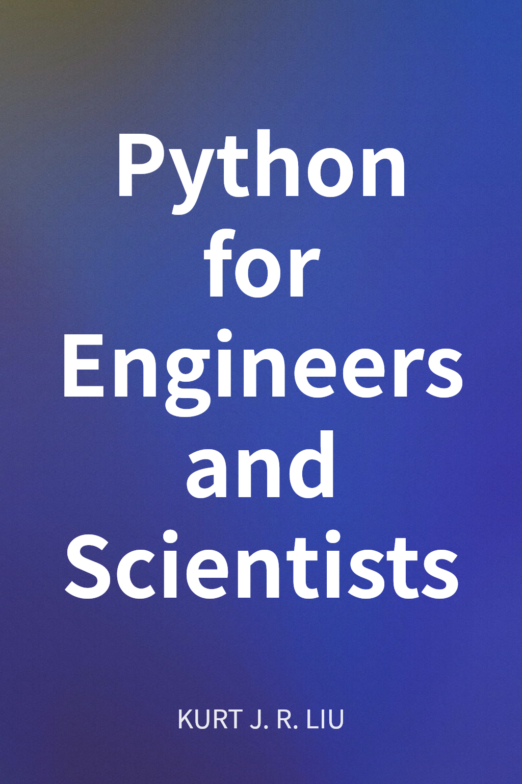 Python for Engineers and Scientists cover