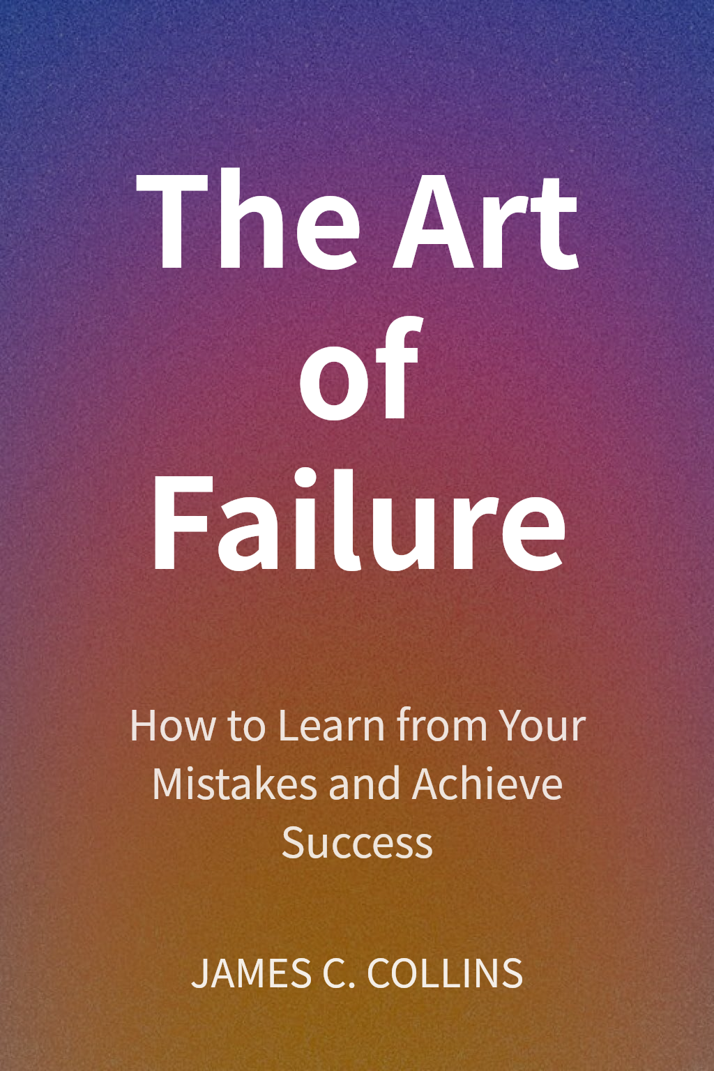 The Art of Failure cover