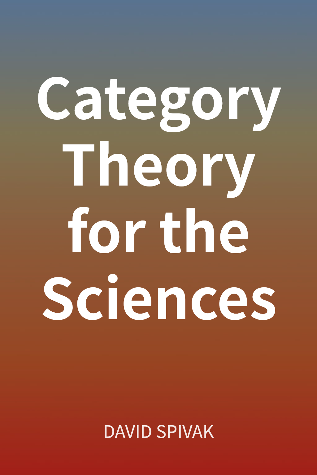 Category Theory for the Sciences cover